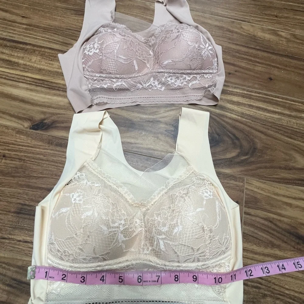 - Lot of 2 Lacy sheer bras, size Small, new